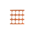Snow Guard 4FT X 50FT ORANGE, Circular Mesh Size 1.75in X 1.75in