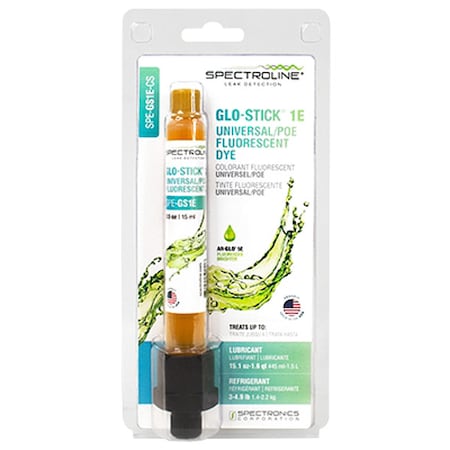 Fluorescent Dye,Amber,0.5 oz,Cartridge