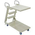 Steel Stock Picking Ladder Cart 440 lb. Capacity, 41-3/8"L x 20-1/2"W x 36-1/2"H