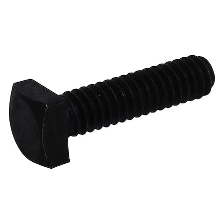 Square Head Bolt, Steel, Grade 2, Plain, 1/2"-13 Thread Size, 1 in Lg, 10 PK