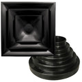6 to 14 in Square Step-Down Diffuser, Black