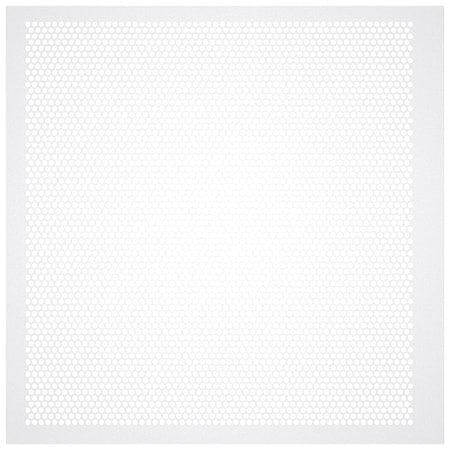 Square Perforated Diffusers, White
