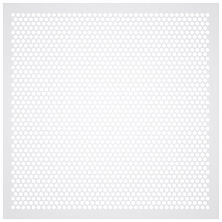 Square Perforated Diffusers, White