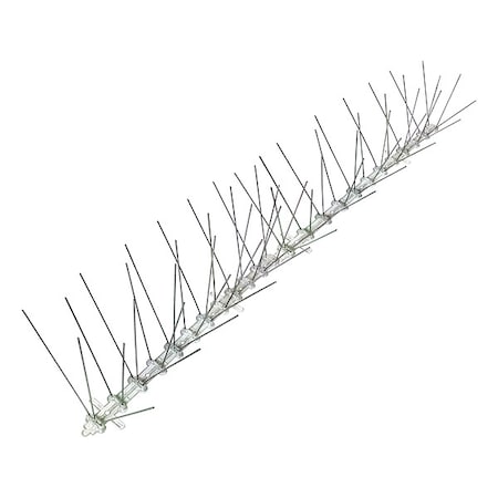 Bird Repellent Spikes, 10 ft L, 4 1/2 in W