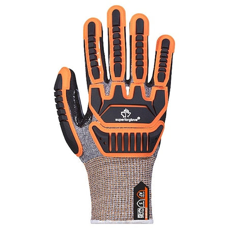 Cut-Resistant Gloves, Cut Level A7 , Micropore Nitrile , Textured , L 1 PR