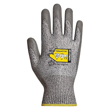 Cut-Resistant Gloves, Cut Level A2 , Dipped , Polyurethane , Smooth , 11 1 PR