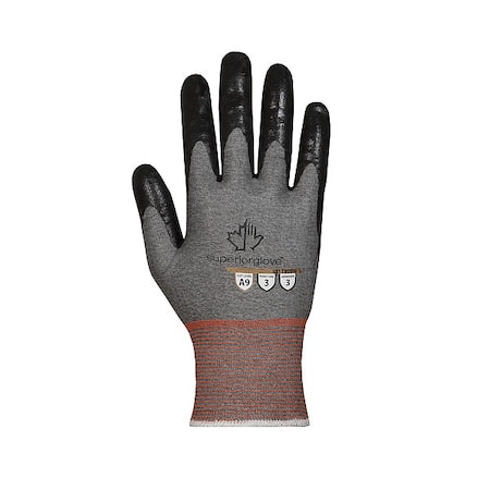 Cut-Resistant Coated Gloves, Cut Level A9 , Dipped , Nitrile , Textured , S ( 7 ) 1 PR