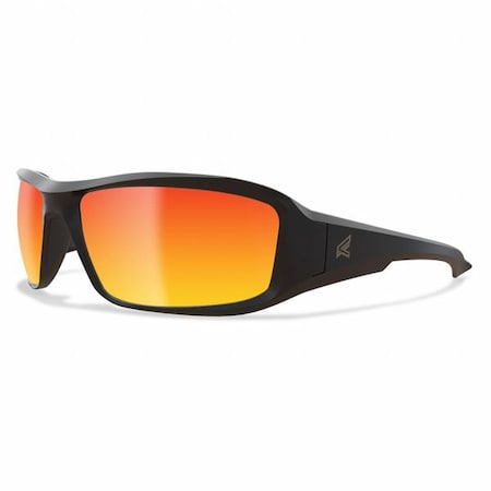 Brazeau, Safety Glasses, Anti-Fog & Anti-Scratch, Red Lens, Black Frame, Full-Frame, Polarized