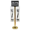 Wet Umbrella Bag Stand,16Wx12Dx54-1/2H