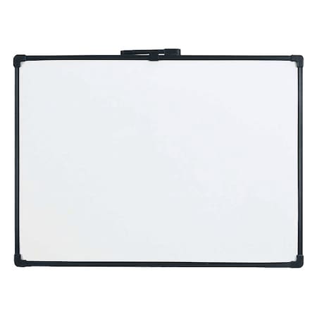 Dry Erase Board, Plastic, 16 in, 22 in, Vinyl Frame, White, Matte