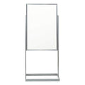 Pedestal Dry Erase Display Board 24"x58", White