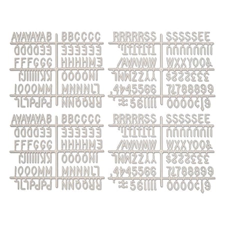 Letter Box Set, 1 In.