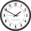 Clock,Black Case,2"" D x 13-1/4"" W,24V