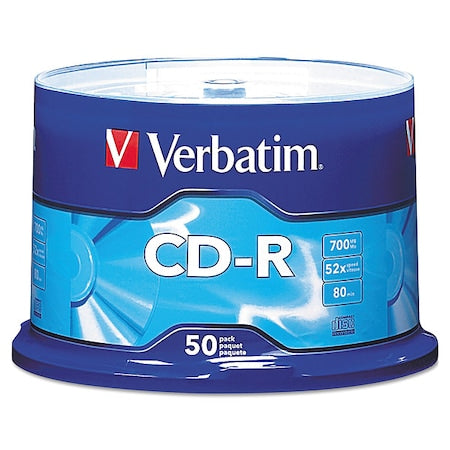 CD-R Disc, 700 MB, 80 min, 52x, PK50