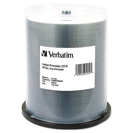 CD-R Disc, 700 MB, 80 min, 52x, PK100