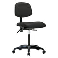 Medium Bench Chair Ergonomic Chair, No Arms, 21" to 28-1/4" Height, Vinyl, Colonial Blue