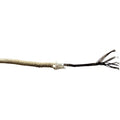 High Temp and High-Voltage Wire, TGGT, 10 AWG, Tan, Stranded, 600V AC, 10 ft