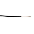 High Temp and High-Voltage Wire, TFE, 16 AWG, Black, Stranded, 300V, 50 ft