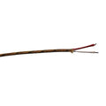 ThermocoupleWire, TypeJ, 20AWG, Brown, 100ft