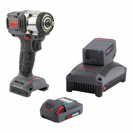 Impact Wrench Kit, 20 V DC, Square