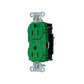 Straight Blade Receptacle, 5-15R, 15 A, 125V AC, 2 Pole, 3 Wire, Surface Mount, Grounded