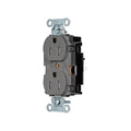 Straight Blade Receptacle, 5-15R, 15 A, 125V AC, 2 Pole, 3 Wire, Surface Mount, Grounded