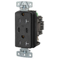 USBReceptacle, 20A, 1hp, Blk, Thrmplstc