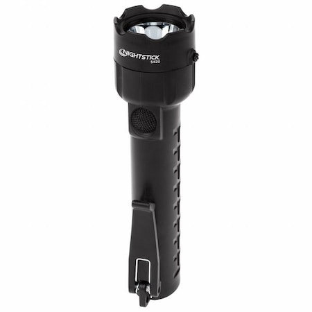 Intrinsically Safe Handheld Flashlight, Black, AA