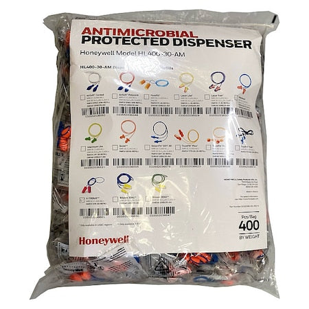 HL400 Earplug Dispenser Refill, Foam, Bullet, 32 dB NRR, Corded