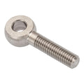 Fixed Rod End, Stainless Steel, Plain, M10-1.50 Thrd Sz, 42 mm Thrd Lg