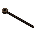 Fixed Rod End, Stainless Steel, Black Oxide, 1/4"-20 Thrd Sz, 4 1/2 in Thrd Lg
