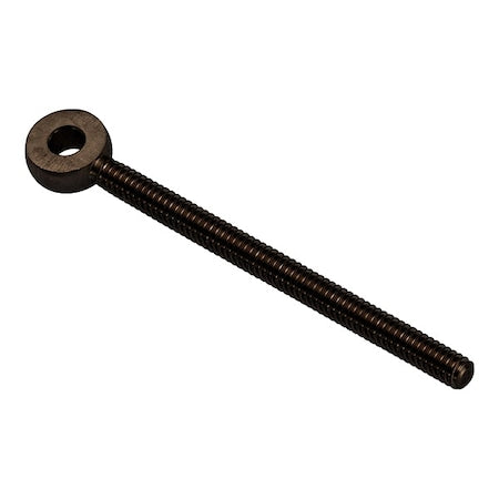 Fixed Rod End, Stainless Steel, Black Oxide, 1/4"-20 Thrd Sz, 4 1/2 in Thrd Lg