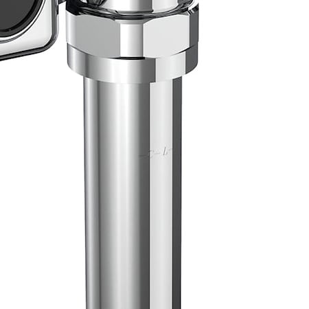 Automatic Flush Valve, 1.6 gpf gpf, Polished Chrome, 1 in, 1 1/2 in Spud Coupling