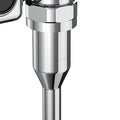 Automatic Flush Valve, 0.5 gpf gpf, Polished Chrome, 3/4 in, 3/4 in Spud Coupling