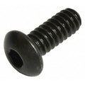 1/4"-20 Socket Head Cap Screw, Button, Black Oxide Alloy Steel, 5/8 in Length, 100 PK
