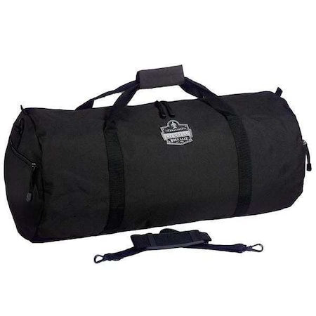 Duffel Bag, Black, Polyester, 3 Pockets