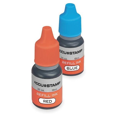 Ink Refill, Red/Blue, 0.35 oz., PK2