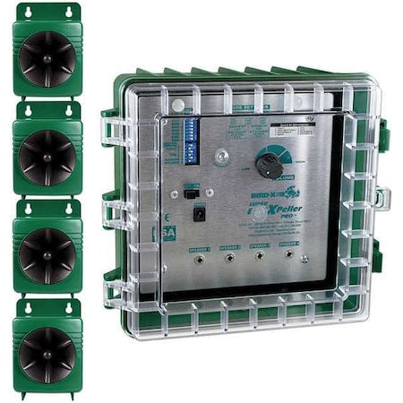 Electronic Bird Repeller, 9 in H, 9 in W