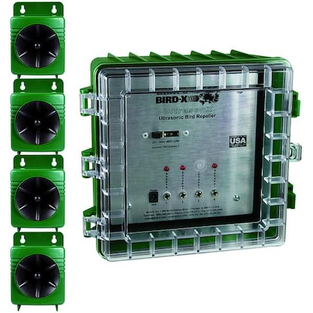 Electronic Bird Repeller, 9 in H, 9 in W