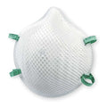 Disposable Respirator, N95, Non-Adj. Dual Strap, Molded Nose Bridge, Dura-Mesh Shell, Univ., PK 20
