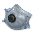 Disposable Respirator, N95, Nuisance Organic Vapors w/Exhale Valve, Dual Straps, Molded, M, PK 10