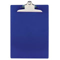 8-1/2" x 11" Plastic Clipboard 1", Blue