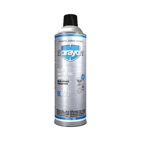 Insulating Varnish, Clear, Semi-Gloss, 15.25 oz, Aerosol