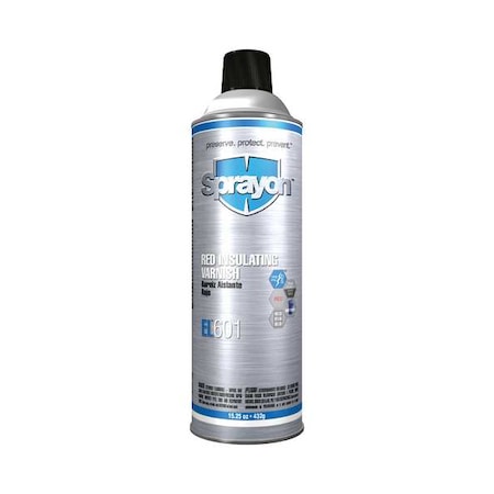 Insulating Varnish, Red, Semi-Gloss, 15.25 oz, Aerosol,