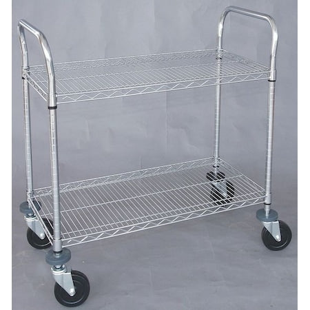 Wire High Cart, Heavy Duty, 18x36x39 In