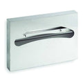 Toilet Seat Cover Dispenser, 1/2 Fold, 250 Cover Capacity, Wall Mount, Stainless Steel, Silver