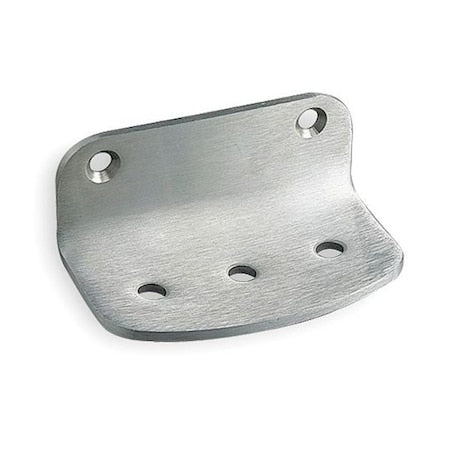 Soap Dish, Silver, 2-1/4x5x3In