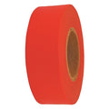 Flagging Tape, No Legend, Red, 1 3/16 in Wide x 300 ft Length, Polyethylene, 2 mil