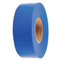 Flagging Tape, No Legend, Blue, 1 3/16 in Wide x 300 ft Length, Polyethylene, 2 mil