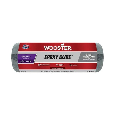 9" Paint Roller Cover, 1/4" Nap, Fabric